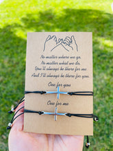 Load image into Gallery viewer, Stainless Steels Cross Friendship Matching bracelets