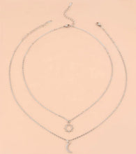 Load image into Gallery viewer, Beautiful Sun βοΈ and Moon π stainless steel Necklace for mother-daughter-son, best friend, couple
