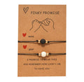 Pinky promise friendship matching bracelets for best friend, mother-daughter-son, couple, sisters