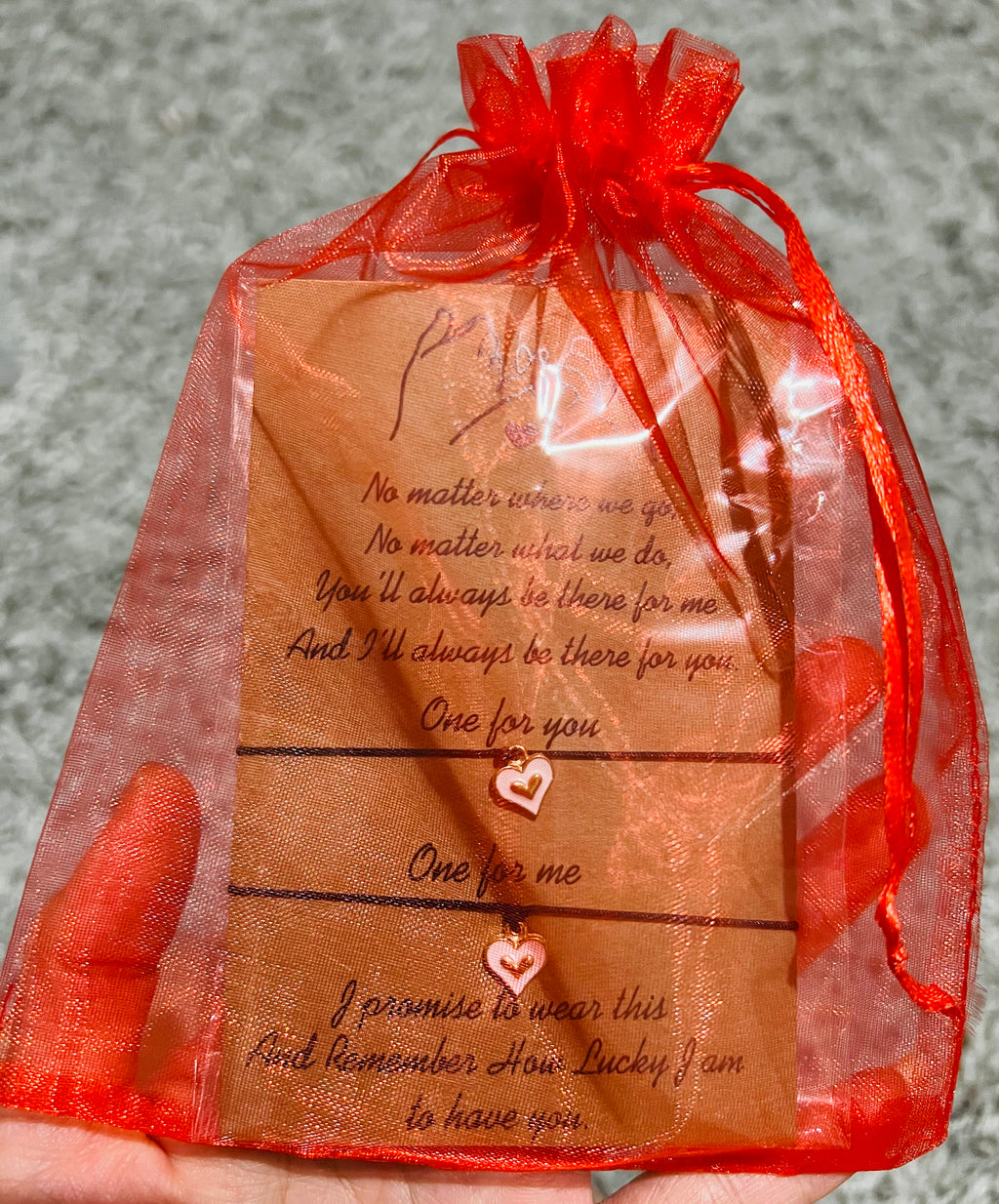 Beautiful Fashion Heart Friendship Matching bracelets for best friend, mother-daughter, sisters