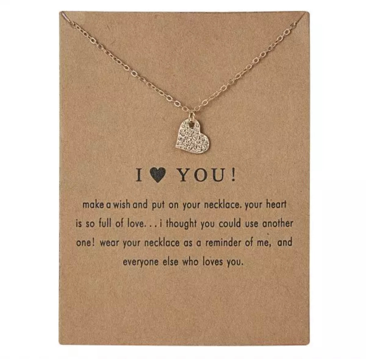 Simple beautiful Heart necklace for woman