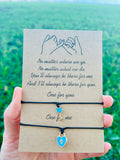 Lock & Key Friendship Matching bracelets