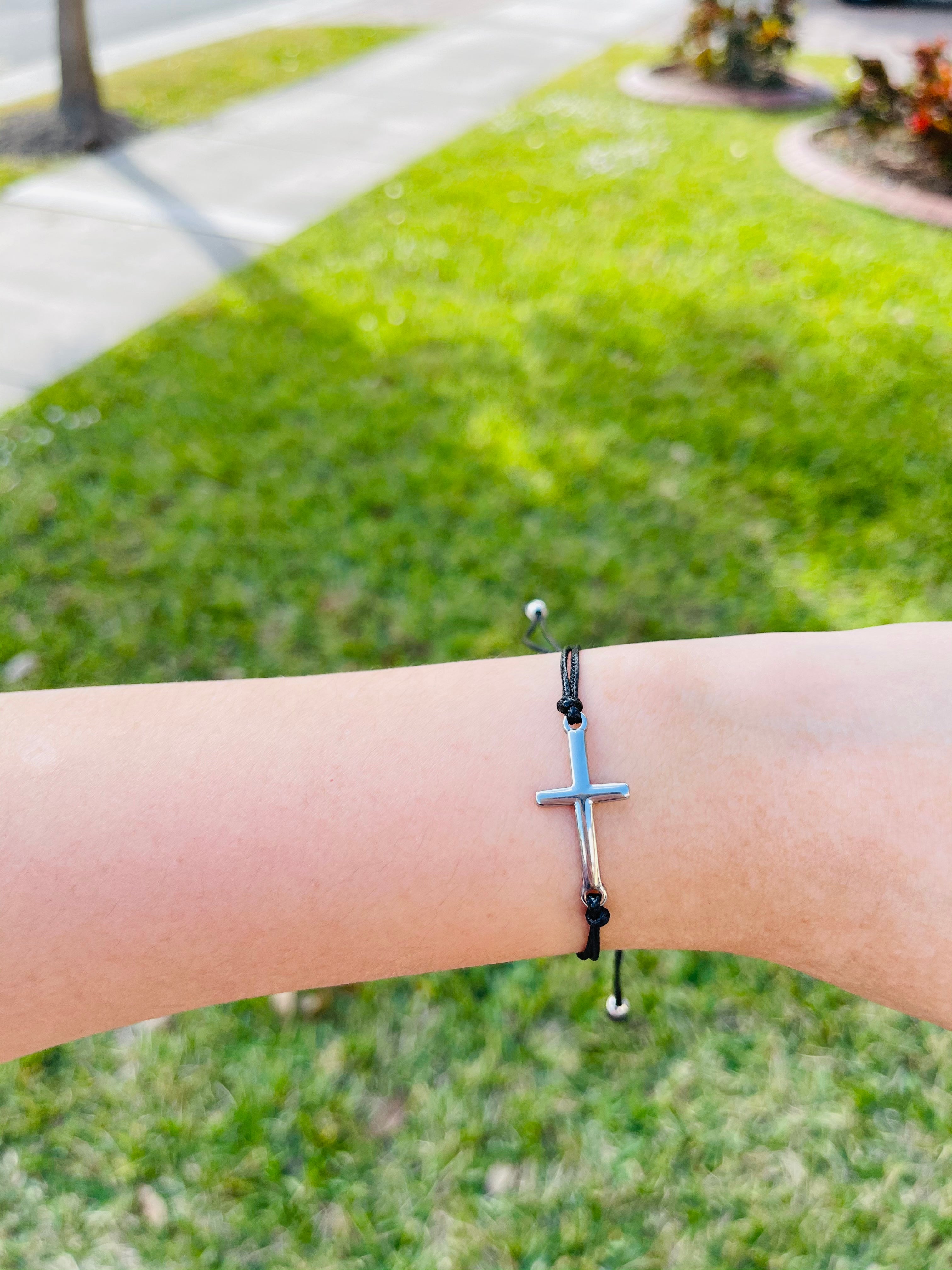 Stainless Steels Cross Friendship Matching bracelets