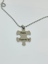 Load image into Gallery viewer, Puzzle Matching Couples Necklace Stainless Steel for him and her
