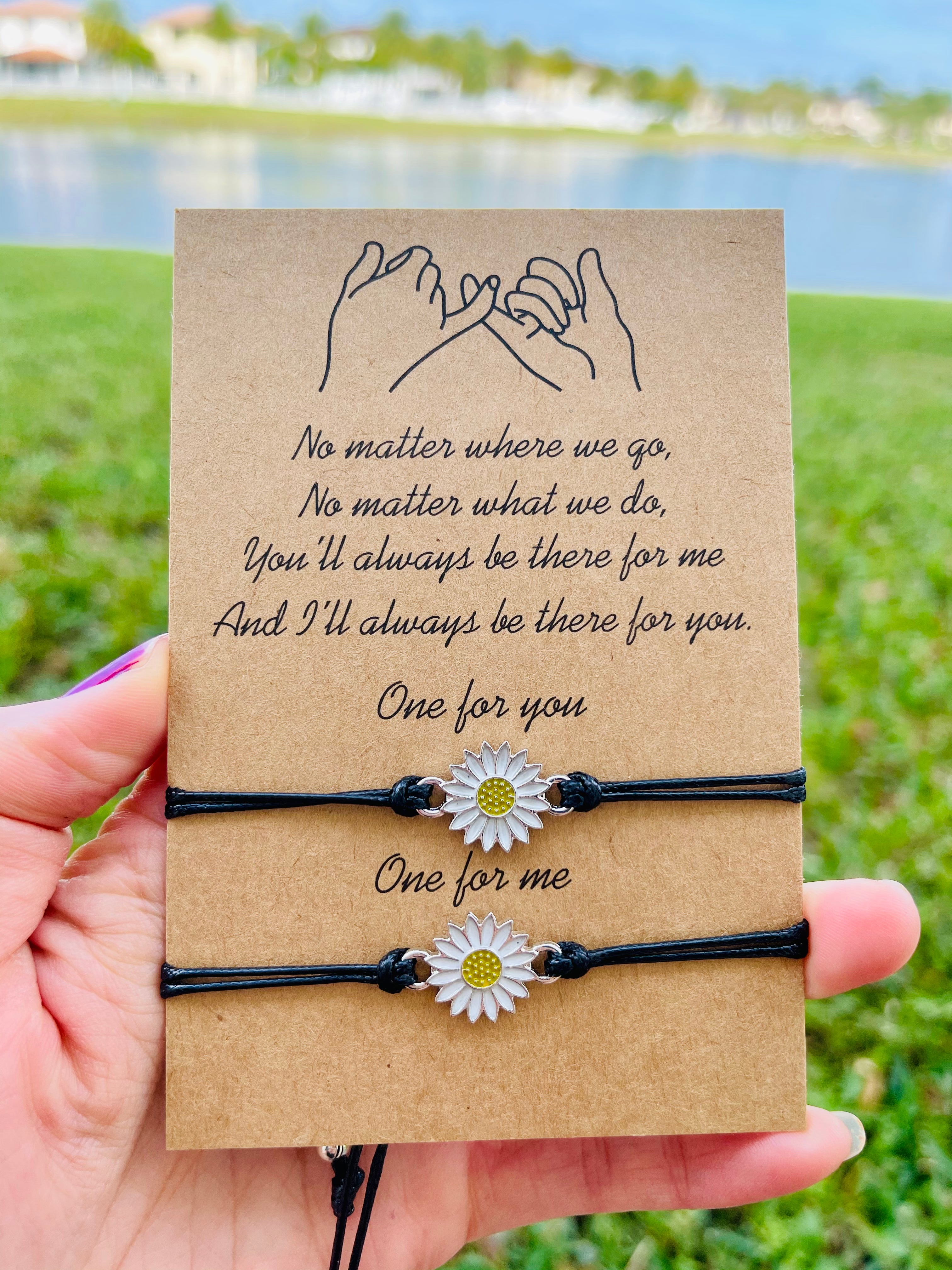 Daisy Friendship Matching bracelets