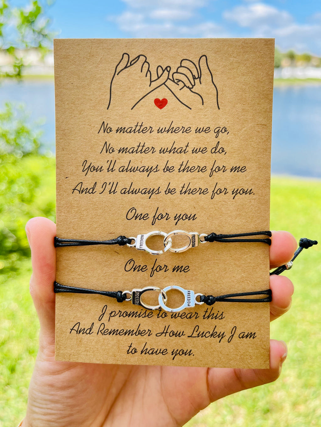 Handcuff Friendship Matching Bracelets