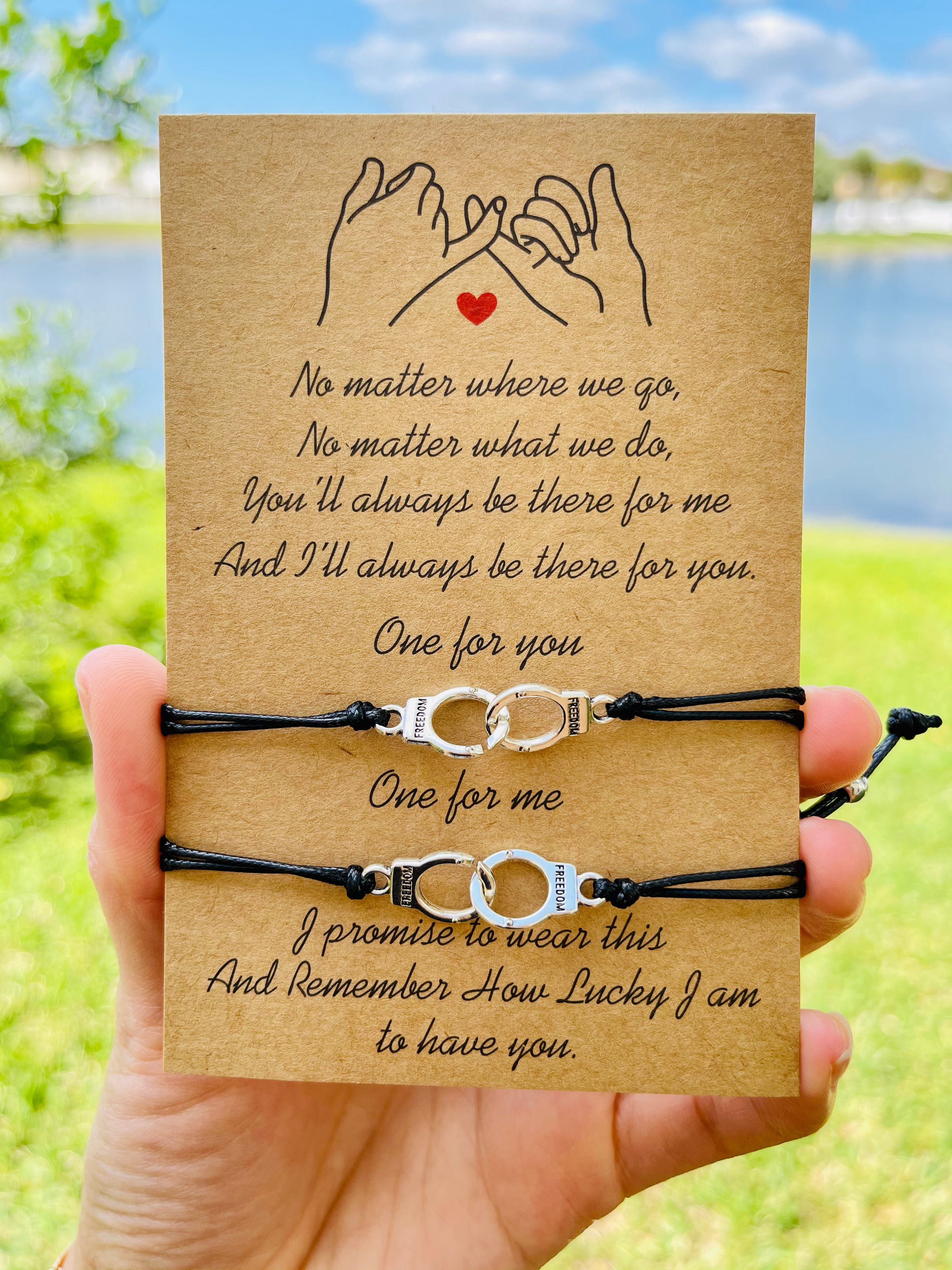 Handcuff Friendship Matching Bracelets