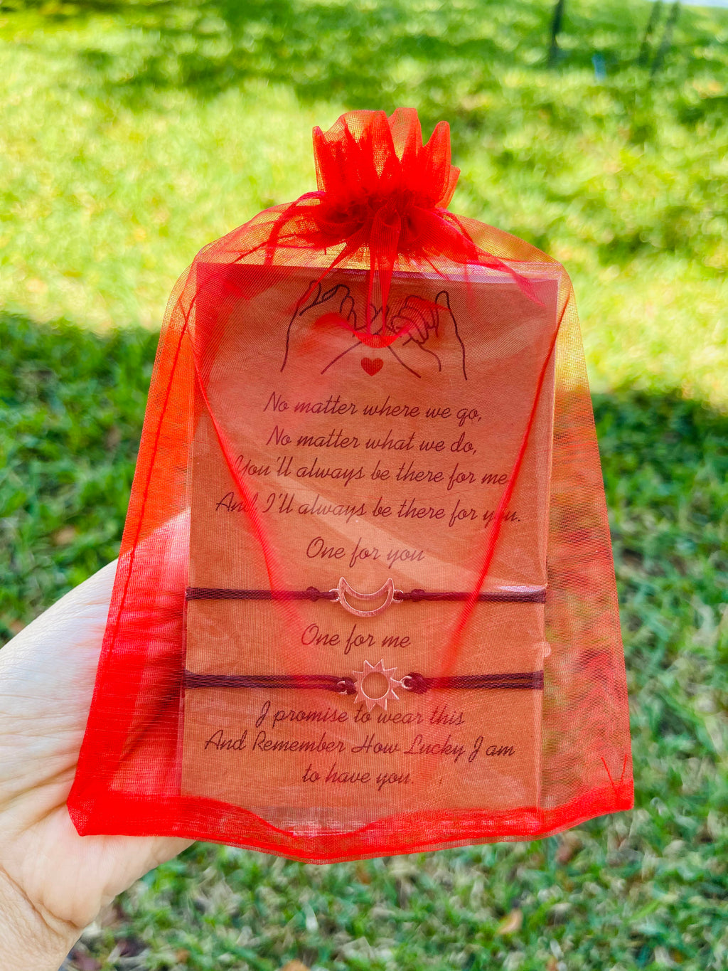 Sun and Moon Friendship Matching Bracelets