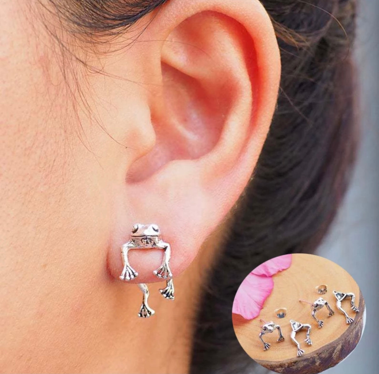 Cute Vintage Frog Fashion Earring for woman