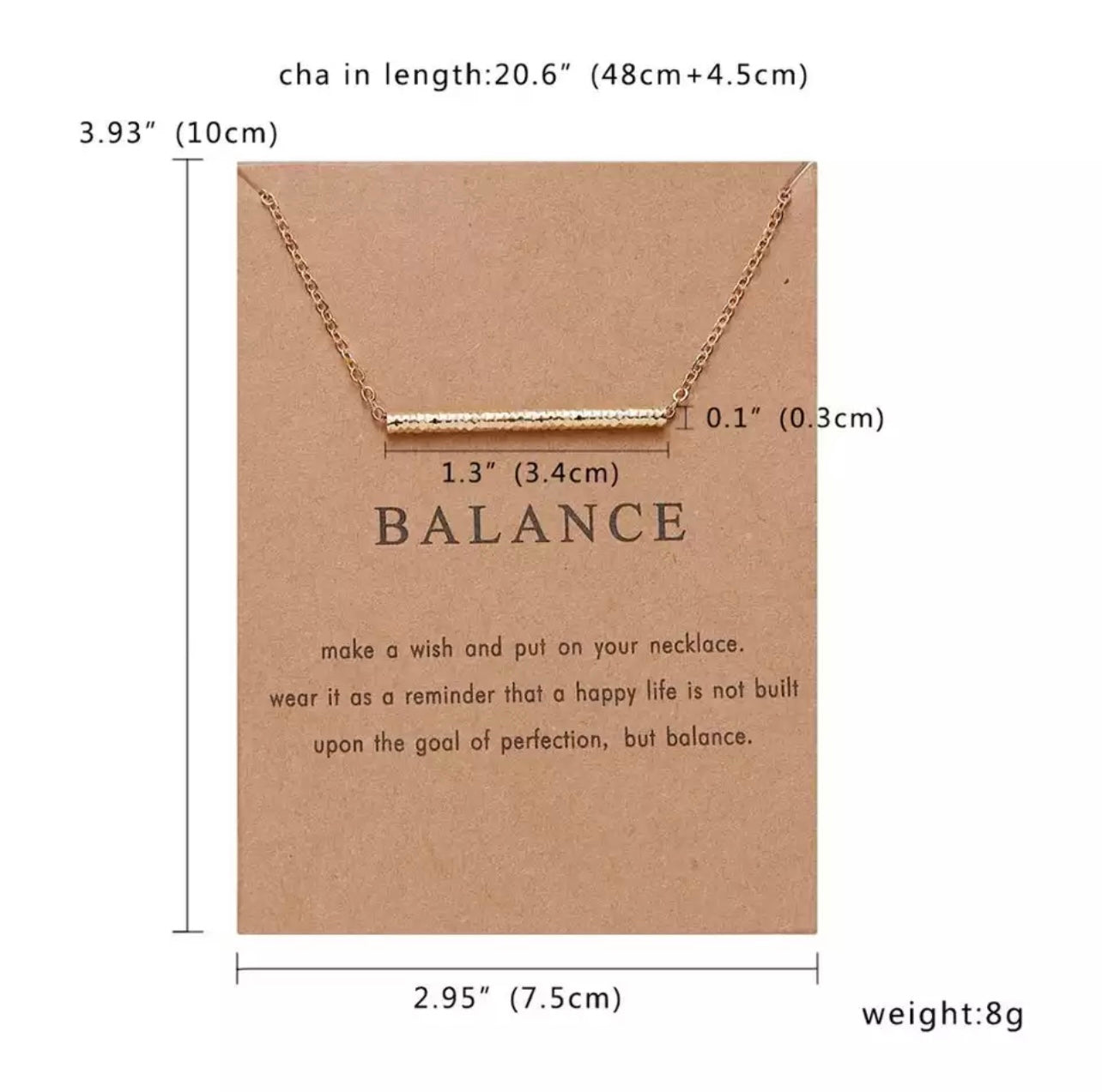 Cute Balance Necklace for Woman