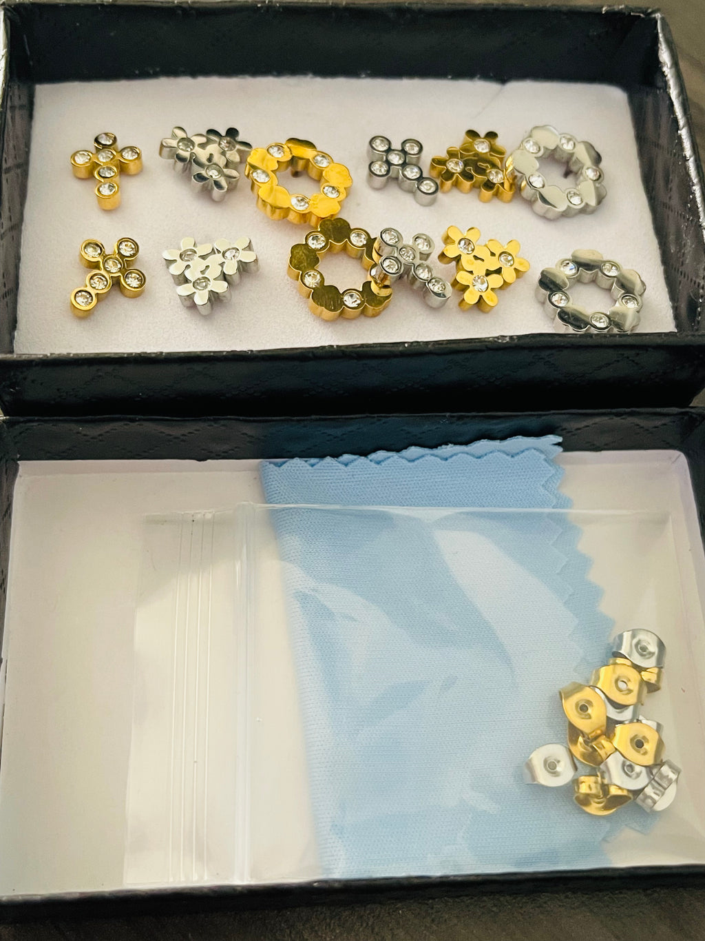 6 pcs sets Beautiful Stainless Steel Earring