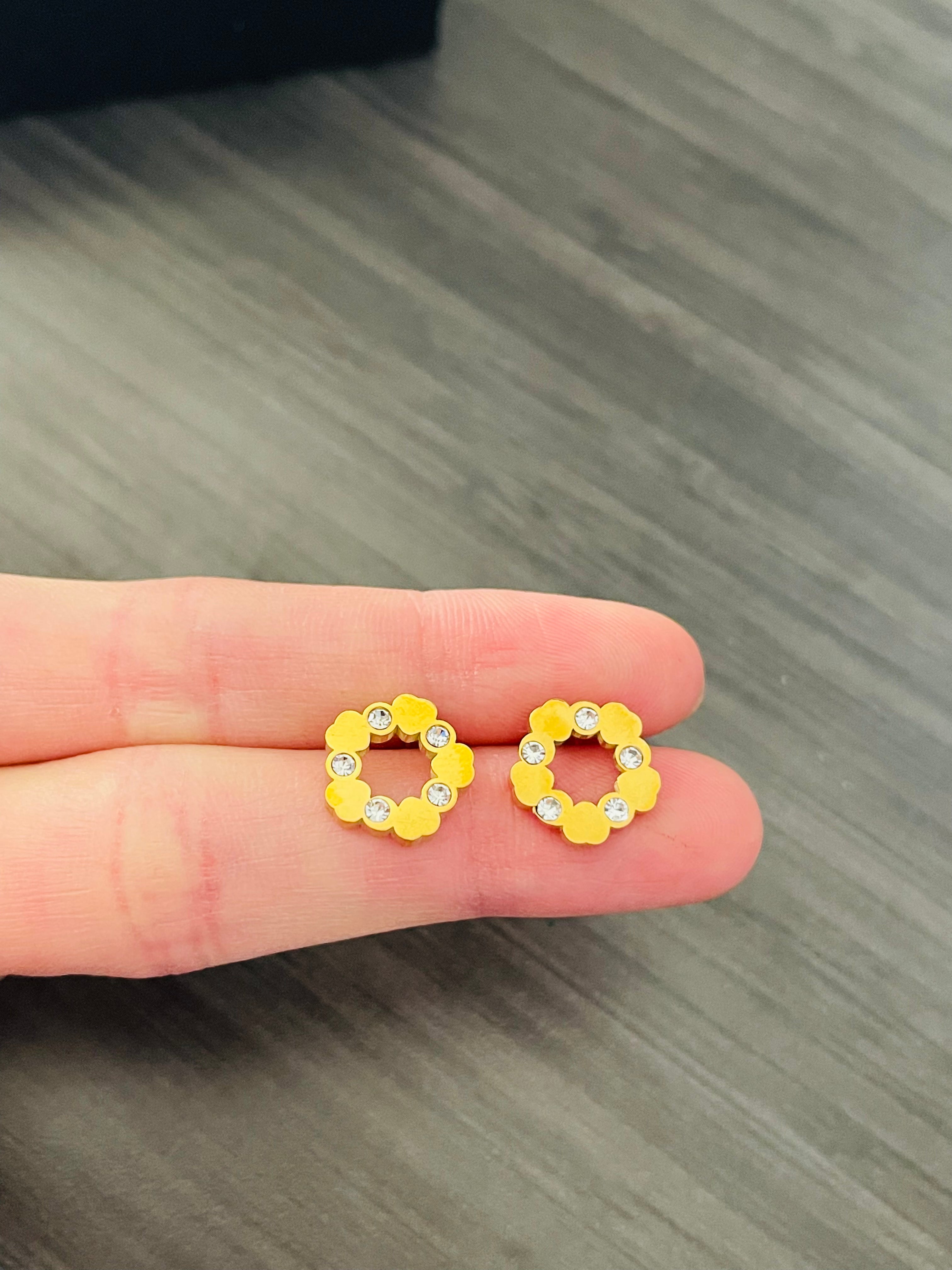 6 pcs sets Beautiful Stainless Steel Earring