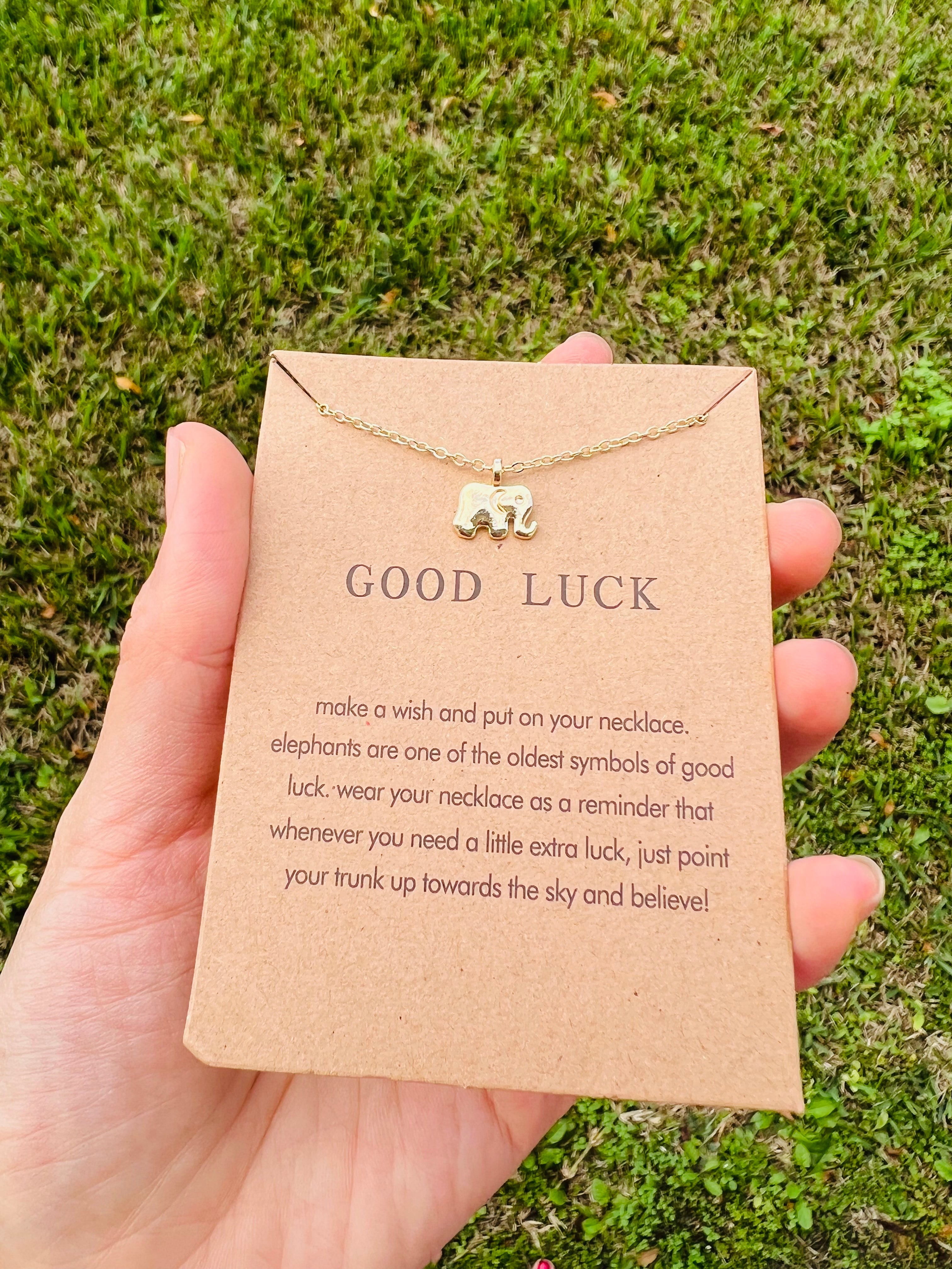 Lucky Elephant Necklace