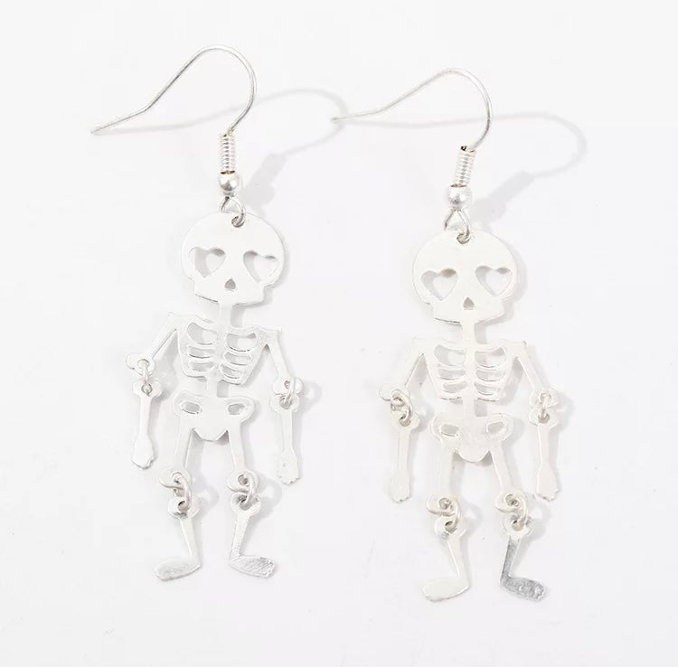 Cute Skeleton Halloween Fashion Earring