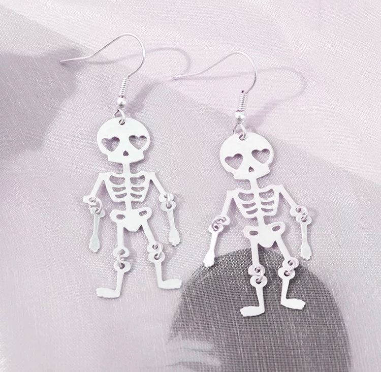 Cute Skeleton Halloween Fashion Earring