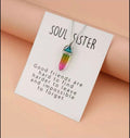 Soul Sister Healing Crystal Stainless steel Chain