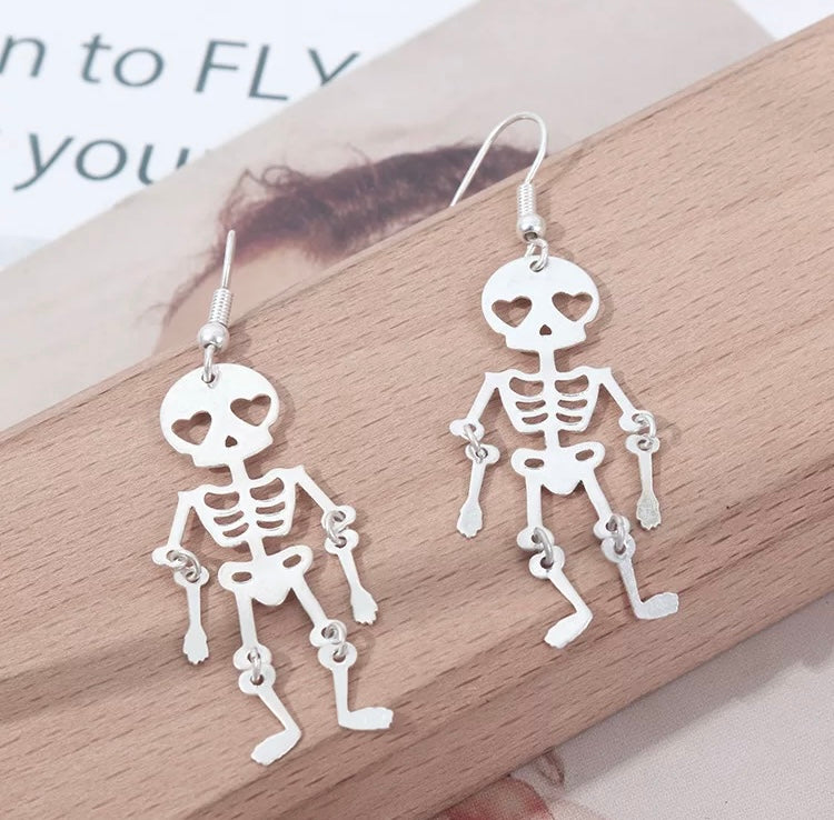Cute Skeleton Halloween Fashion Earring