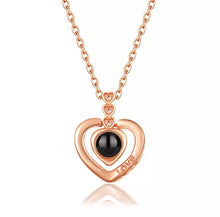 Load image into Gallery viewer, I Love You in 100 Languages projection Necklace
