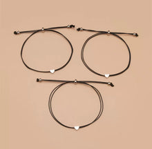Load image into Gallery viewer, Simple mini heart matching bracelets for mother-daughters
