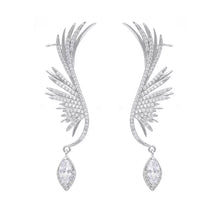 Load image into Gallery viewer, Beautiful Angel Wing Drop Earring with Ear Clip for Woman
